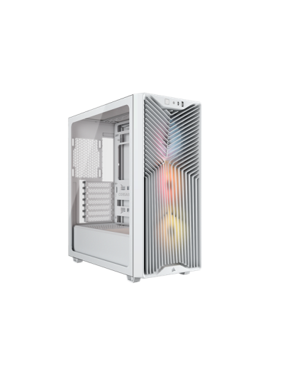 Corsair 3200D RS ARGB Miditower Kabinett med Herdet Glass Hvit Corsair 3200D RS ARGB Miditower Kabinett med Herdet Glass Hvit