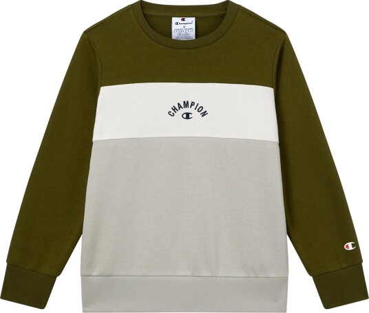 Champion Collegegenser Fordypende Olive Champion 3 4 år 98 104 Collegegenser Beige Grønn