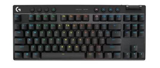 Logitech G PRO X TKL LIGHTSPEED - Black - Tactile - US - Gamingtastatur - Uten numpad - Amerikansk Engelsk - Svart