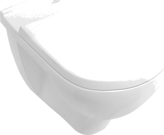 VILLEROY & BOCH O.NOVO VEGGSKÅL M/ÅPEN SPYLEKANT, HVIT ALPIN