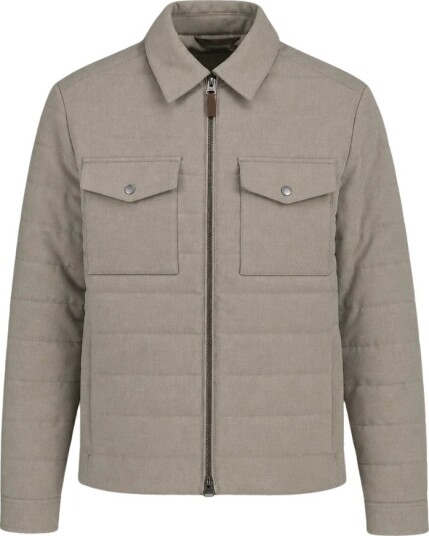 Gant Insulated flannel jacket L beige herre