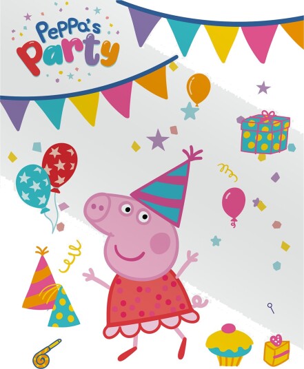 Santex Godteriposer Peppa Gris™ Peppa’s Party 6-pakning 9784 0-99