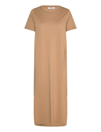 MSCH Copenhagen Mschliv Organic Ss Dress - Beige - XS MSCH Copenhagen Mschliv Organic Ss Dress - Beige - XS