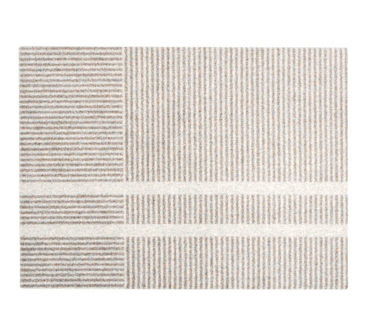 Heymat Løype Breezy Beige dørmatte 85x115 cm
