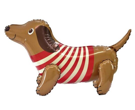 Folieballong 4D hund -stående  68x42x43cm