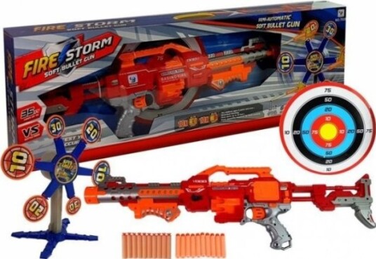 Lean Sport Foam Dart Rifle Med 66 Cm Dreieskiven