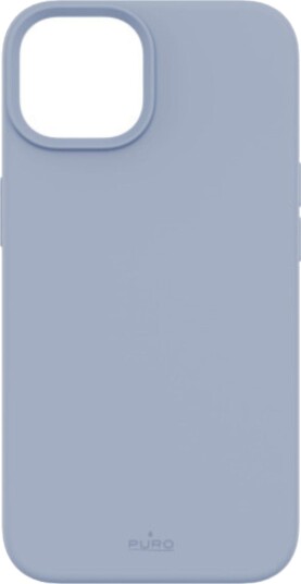 Puro Icon Silikon Deksel til iPhone 13/14 Magsafe Kompatibel Lys Blå