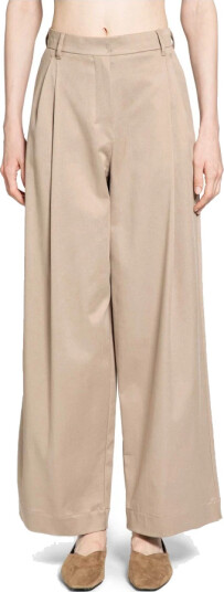 Max Mara Dame Bukser Beige M, Max Mara Dame Bukser Beige M,
