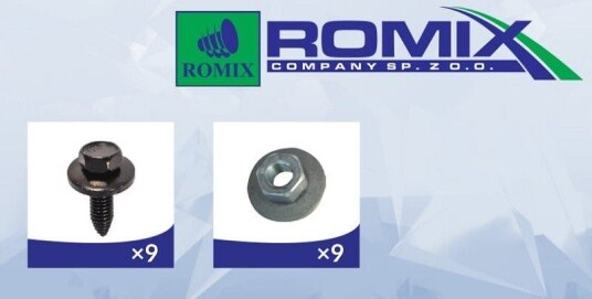 Festeelement motortildekking ROMIX 90242