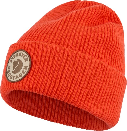 Fjellreven Bergtagen Forever Wool Beanie Flame Orange One Size
