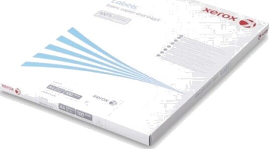 Xerox Xerox 003R97400 Hvit Selvklebende Skriveretikett A4 Laser/Blekkskriver Akryl Permanent