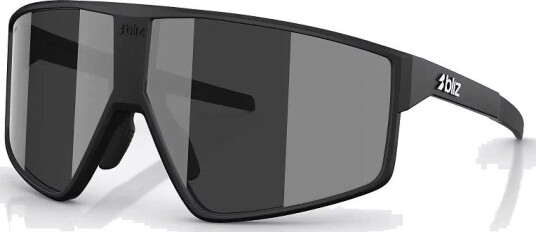 Bliz P002 Large sykkelbriller matt svart/smoke/silver mirror