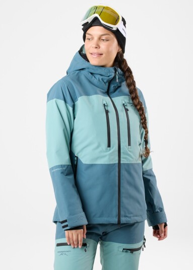 Swedemount Freeride Jacket W Seaweed Green/Dk Seaweed Green 48 Skijakker
