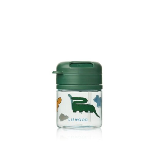 Liewood Pavia Kopp med sugerør 280ml Dinosaurs / Mist