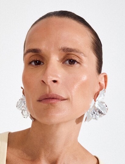 Pilgrim Virel Earrings Silver Plated Silver ONE SIZE Pilgrim Virel Earrings Silver Plated Silver ONE SIZE