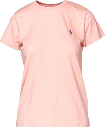 Polo Ralph Lauren Classic Fit Cotton Jersey Crewneck Tee Pink L