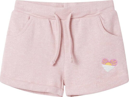 Barneshorts med snor blandet lyserosa 116