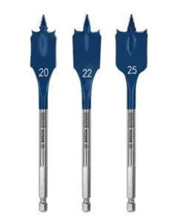 Bosch Expert Flatbor-sett 20-25 mm for Tre og Sponplater - 3 Deler