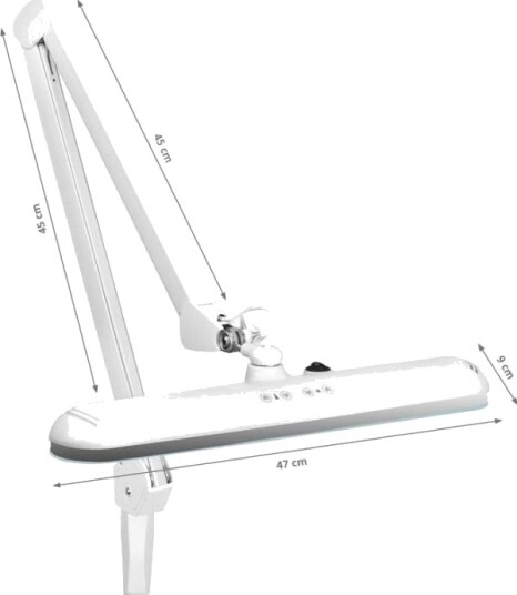 Skrivebordslampe Activeshop Hvit 123741