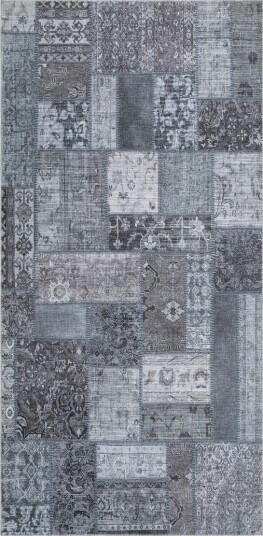 Patchwork Steel 80*150 KM Home Grey 80x150 cm -