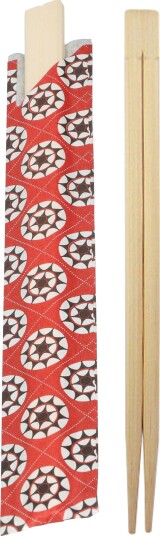 100 par Japanske Spisepinner i Bambus 20 cm