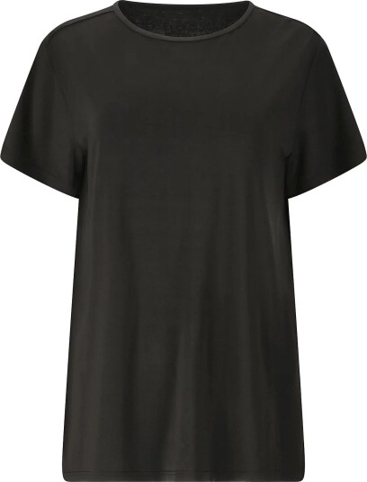 Athlecia Lizzy V2 W Slub Ss Tee BLACK MELANGE 40