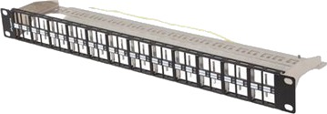 Lanberg Patch Panel Tomt 48 Porter 1U 19" Ftp For Keystone Moduler Svart PPKS 1248 B