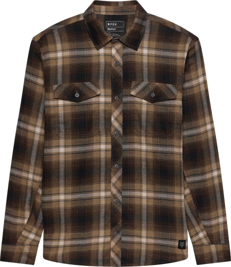 Fox Men"s Survivalist Stretch Flannel Long Sleeve Brown Sugar, M