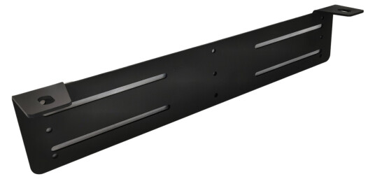 Skiltbrakett til 2 stk ekstralys LEDbar I rustfritt stål med sort pulverlakk Skiltbrakett til 2 stk ekstralys LEDbar I rustfritt stål med sort pulverlakk