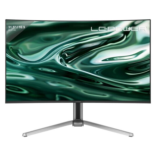LC Power 31.5" Gaming Kurvet LCD-skjerm 4K 165 Hz Antrasitt