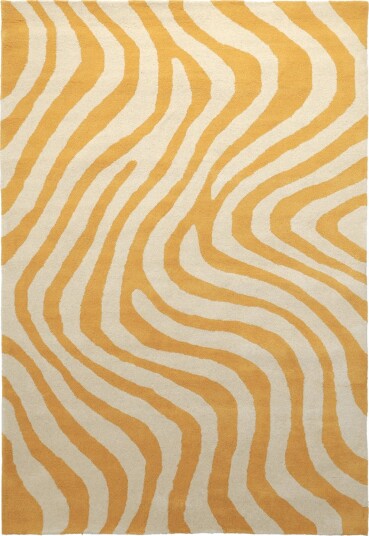 Ullteppe Aiz Hand Tufted Wool Premium gul Størrelse: 200 x 290 cm