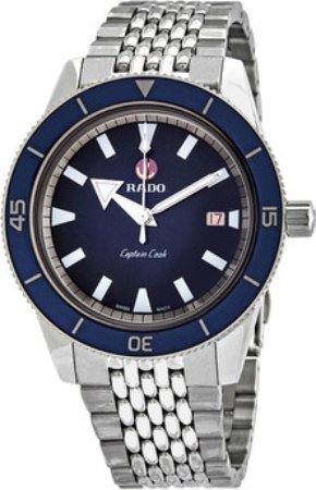 Rado Herreklokke R32505203 Captain Cook Blå/Stål Ø42 mm Rado Herreklokke R32505203 Captain Cook Blå/Stål Ø42 mm
