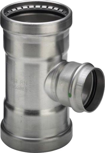 76,1 x 35 x 76,1 mm Sanpress Inox T-stykke