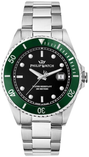Philip Watch Herreklokke R8253597086 Classic Sort/Stål Ø42 mm