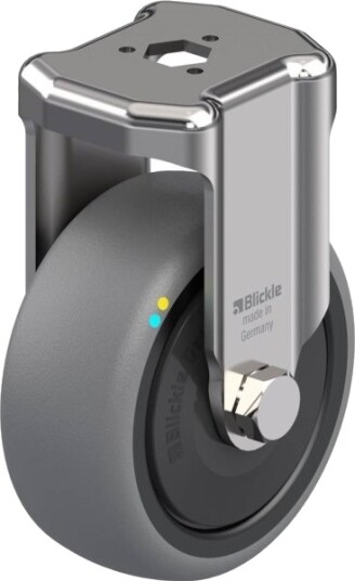 Blickle 703314 Bkrxa-Tpa 80Kfd-Els Fast Hjul, Hjuldiameter 80 Mm, Lasteevne (Maks.) 65 Kg, 1 Stk