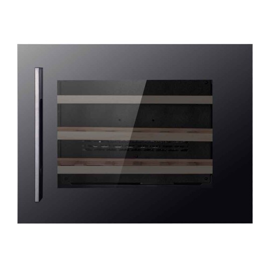 Pevino Majestic 24 flasker 1 sone Svart glassfront Integrerbar Pevino Majestic 24 flasker 1 sone Svart glassfront Integrerbar