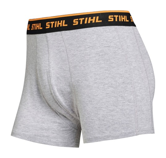 Stihl Boxershorts Logo Svart/Grå XL 2 pk XL