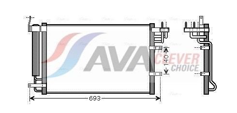 Kondensator AVA Clever Choice KA5093D Kondensator AVA Clever Choice KA5093D