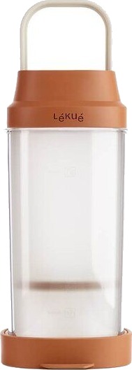 Lékué   Produksjonsbeholder for plantebasert drikke 1 L terrakotta/klar