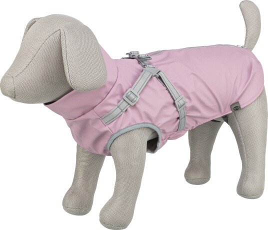 Trixie Pontis Rain Regnjakke med Sele for Hund 48-52 cm Rosa
