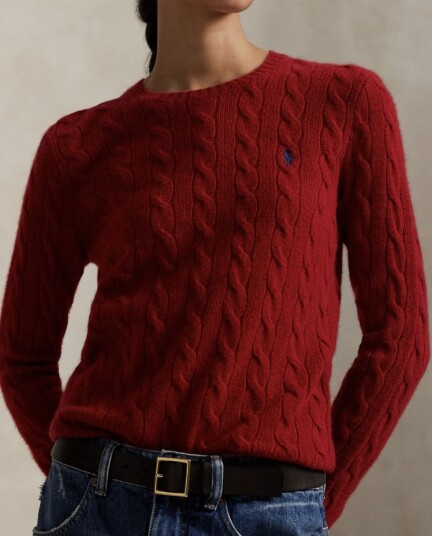 Ralph Lauren JULIANNA LONG SLEEVE PULLOVER Rød S