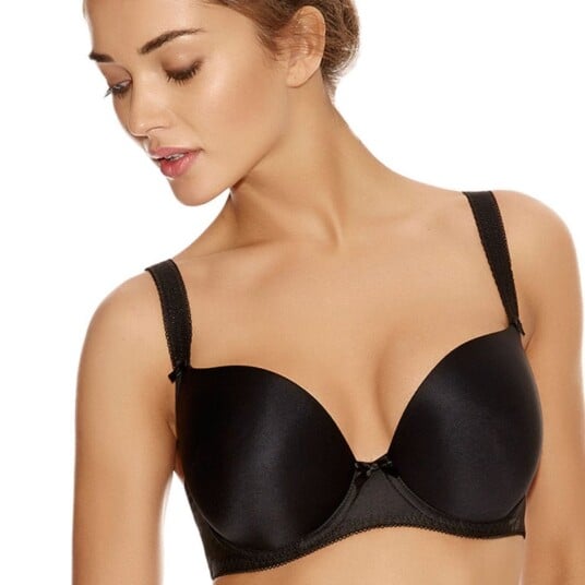 Freya BH Deco Moulded Plunge T-Shirt Bra Svart C 85 Dame