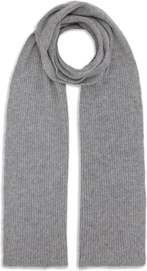 SUI AVA Cashmere Scarf Grey 21X 175CM SUI AVA Cashmere Scarf Grey 21X 175CM