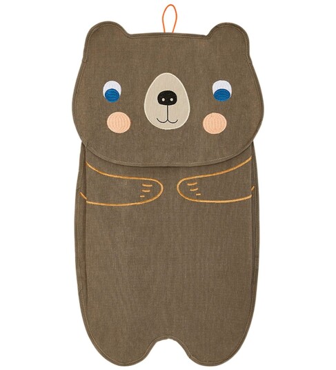 OYOY MINI Darling Bear Veggoppbevaring Khaki Green One Size OYOY MINI Darling Bear Veggoppbevaring Khaki Green One Size