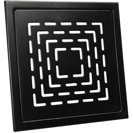 DESIGN SLUKRIST N°19 20X20 CM SORT MATT STÅL