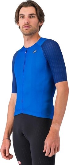 Castelli Aero Race 8S sykkeltrøye korte ermer azzurro Italia herre