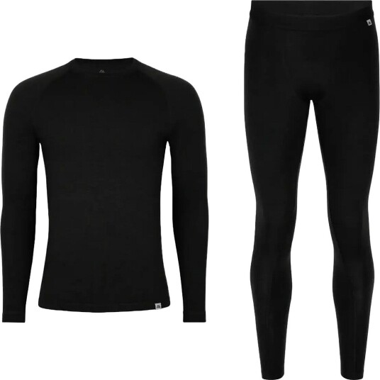 Danish Endurance Core Merino Baselayer Set (Men) 1 Pack   BLACK   3XL
