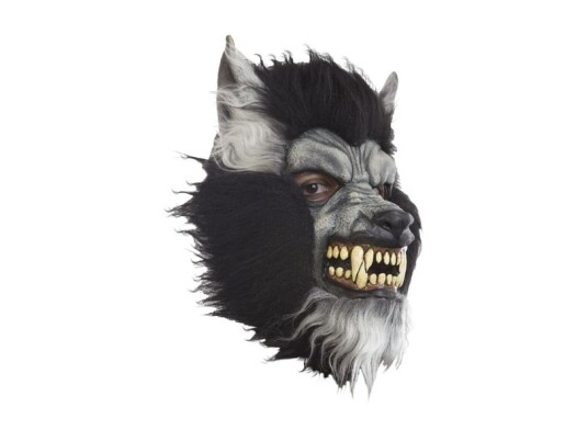 Partychimp Grey Howling Maske