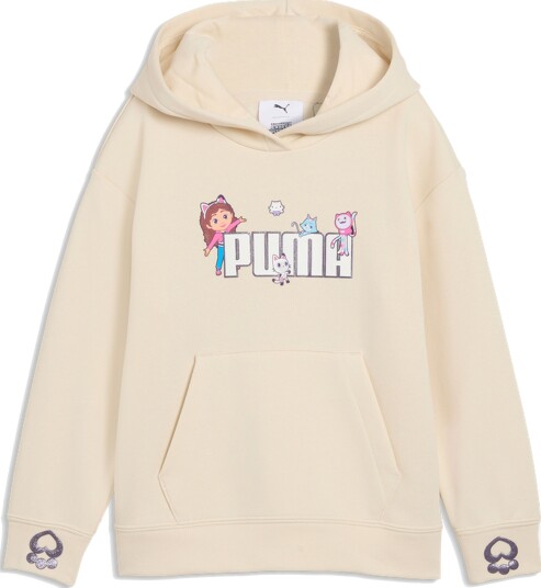 PUMA Puma X Gabby S Dollhouse Relaxed Graphic Hoodie Tr Cream 116 PUMA Puma X Gabby S Dollhouse Relaxed Graphic Hoodie Tr Cream 116