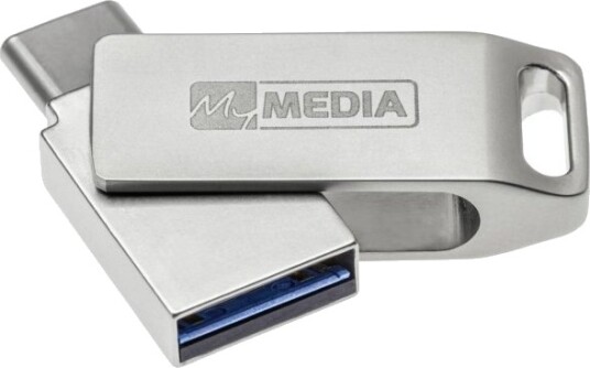MyMedia My Dual USB-minne 32 GB USB-A USB-C Sølv MyMedia My Dual USB-minne 32 GB USB-A USB-C Sølv